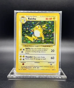 Pokemon Raichu 014/102 Base Set Holo - NEAR MINT - Picture 1 of 4