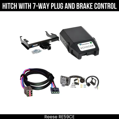 Hitch Tow PKG+ Brake Control For 63-87 Chevy GMC C/K 99-00 Ford F-350 Super Duty - Image 1 of 4