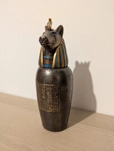 Ägyptisches Anubis Überdachungsglas Bronzeoptik - Veronese 2000 - Altes Ägypten - Bild 1 von 9
