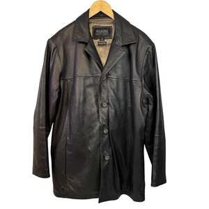 Giacca cappotto Wilsons pelle pelle studio media bottoni Thinsulate occultamento  - Foto 1 di 11