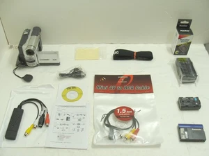 Panasonic DV203D Mini DV Hybrid Camcorder + Video Transfer Kit - Picture 1 of 5