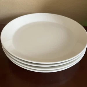 NEW~Iittala Teema 26cm/10.25"~1.5" Deep 4 Pieces Set White Dinner Plates~MINT~ - Picture 1 of 10