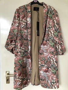 Mantel/Long Blazer Steffen Schraut 38 Satin edel bunt-floral Neu! hoher NP: 349€ - Bild 1 von 12
