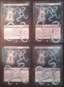 4 * Commandement Cryptique Altéré - 4 * Altered Cryptic Command - Magic mtg - Picture 1 of 3