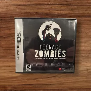 Teenage Zombies: Invasion of the Alien Brain Thingys (Nintendo DS 2008) CIB EX - Foto 1 di 9