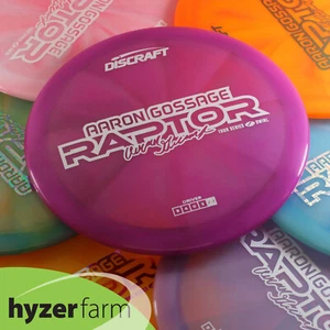 Discraft GOSSAGE 2025 TOUR SERIES Z SWIRL RAPTOR *pick color/weight* Hyzer Farm - Picture 1 of 26