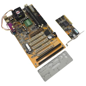 PCPARTNER 35-C931-00-20 MOTHERBOARD PIII SL3QA 128MB RAM S3 TRIO 3D/2X GPU - Picture 1 of 9
