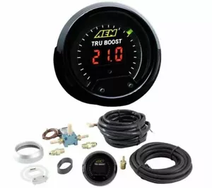 AEM Tru Boost Controller Electronic Digital Gauge Type Kit 2-1/16" 52mm New - Picture 1 of 1