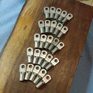 (25) D8-8 Sta-kon Uninsulated Ring Terminal Connector 8 Stranded #8 Bolt T&B - Picture 1 of 4