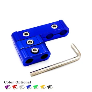 Engine Spark Plug Wires Separator Divider Clamp Kit for 8mm 9mm 10mm Wire Blue - Picture 1 of 4