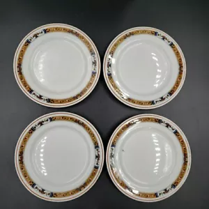 Art Deco Plates Small Side Appetizer Plate 6" Bailey Walker China Restaurant 4PC - Picture 1 of 14