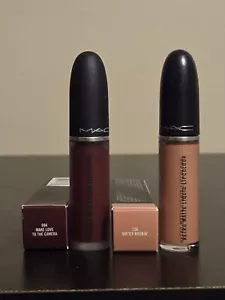 MAC Retro Matte Liquid and Powder Kiss Liquid lipcolor. Various Colors - Picture 1 of 9