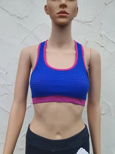 Sujetador de mujer top corto sujetador top verano top ropa de dormir azul real baya nuevo talla 34/36 1088 - Imagen 1 de 7