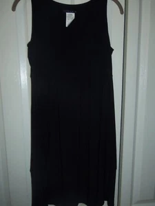 EUC My Favorite LBD - Tiana B Tri Level Black Dress with pleating~ XS~ - Bild 1 von 10