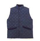 Campbell Cooper Brand New Adults Mens Quilted Horse Riding Waistcoat Navy Blue