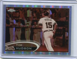 2012 Topps Chrome Tim Hudson Sepia Refractor Parallel SSP #'d 20/75 Braves Rare - Bild 1 von 2