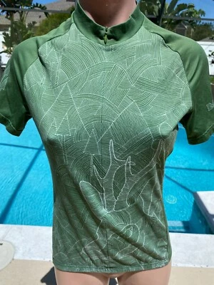 CAMISA JERSEY MUJER MALOJA VERDE CICLISMO CICLISMO MEDIANA Foto 1 de 4