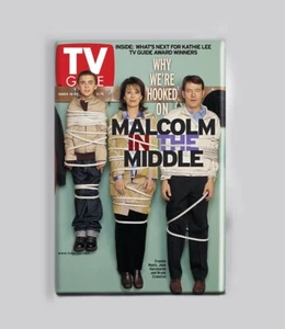 MALCOLM IN THE MIDDLE / TV GUIDE - 2"x3" POSTER MAGNET magazine vintage retro - Picture 1 of 4