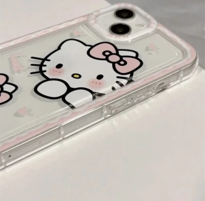 Hello Kitty Pink Edge Phone Case for Iphone 14 13 11 12 Pro Max Y2K - Image 1 of 3