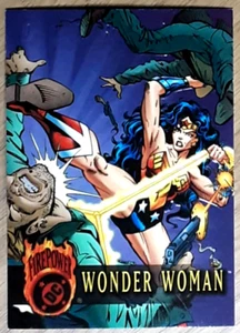 1996 Outburst: Firepower Card 79 WONER WOMAN. Free New Top Loader. - Picture 1 of 3