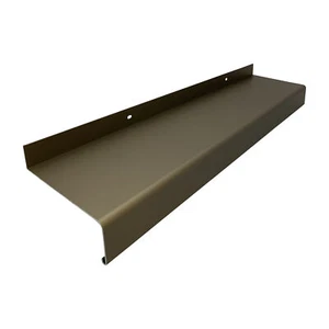 Aluminium Fensterbank mittelbronze 50 - 240 mm inkl Alu Abschluss ohne Putzkante - Bild 1 von 6