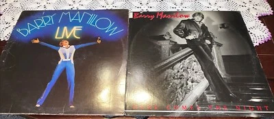 Barry Manilow Live & Here Comes The Night. (2) Arista Records Albums - Image 1 of 4