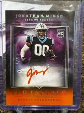2023 ORIGINS ROOKIE AUTOGRAPH ORANGE INK JONATHAN MINGO RC AUTO /75