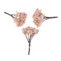 3Pcs Simulation Tree Plants Miniature Dollhouse Garden DIY Micro Landscape