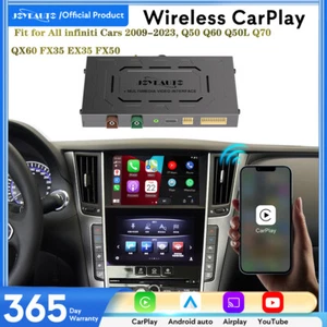 Wireless Carplay Android Auto Kit for Infiniti Q50,Q60,QX50,Q70,QX60,FX50,FX35.. - Picture 1 of 13