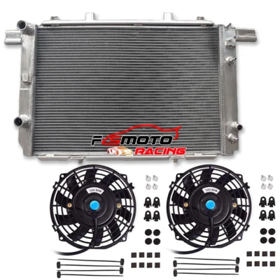 Radiador de aluminio + ventiladores aptos para Mercedes-Benz R129 SL 280 / 320 AT 1993-2001 1999 98 Foto 1 de 4