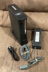 Official Microsoft Xbox 360 Elite 120GB Console & Wires! ~ Fast Shipping! ~ LQQK