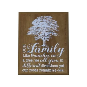 Wall Hanging Home Decor Decorative Plaque Inspirational 12x15 - Picture 1 of 22