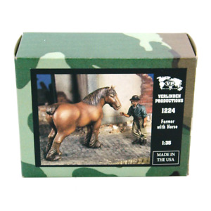 Farmer With Horse V1224 Verlinden Production Scale 1:3 5