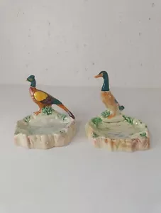 Beswick 754 - 755 Pheasant - Duck Ashtray Gloss - Picture 1 of 7