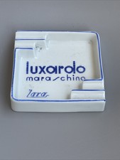 Posacenere Pubblicitario Luxardo Mara Chino Zara- Ceramica Verbano Laveno.Anni50