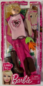 Barbie I Can Be A Horse Trainer Outfit Set New In Open Package Pink Outfit Boots - Picture 1 of 3