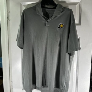 Indiana Pacers Polo Herren XL Nike DriFIT Grau Kurzarm Golfshirt NBA - Bild 1 von 17