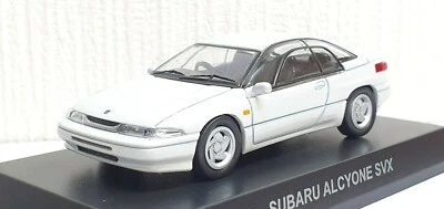 Modelo de coche fundido a presión 1/64 Kyosho SUBARU ALCYONE SVX BLANCO  Foto 1 de 3