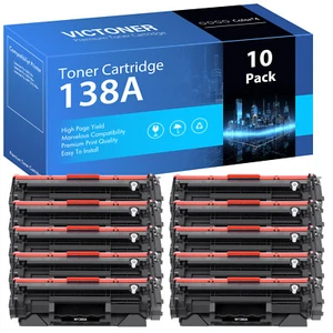 10PK W1380A Toner Compatible With HP 138A LaserJet Pro 3001dw 3101fdw WITH CHIP - Picture 1 of 1