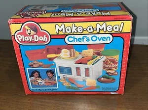Vintage Play Doh Make A Meal Chefs Oven Rare 1988 Kenner No 21750 Retro Toys - Picture 1 of 7