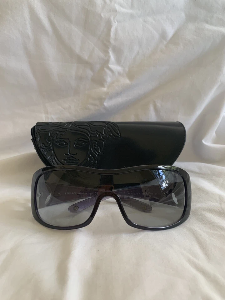  Versace Black 100% Authentic Sunglasses 4143-B Retired - Image 1 of 4
