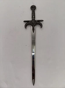 11.5" Medieval Dagger Letter Opener with Stainless Steel ? Blade Unmarked 12702 - Picture 1 of 4