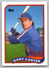 1989  Topps #680 Gary Carter New York Mets