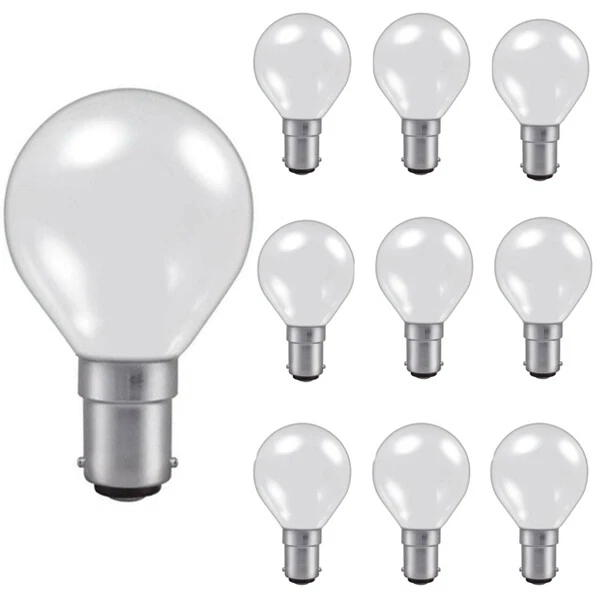 Golf Ball 45mm Round 40W BA15D Opal 10 pack - Image 1 of 1