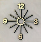 3" Tall Starburst Style Numerals For Use On Clocks 3,6,9,12