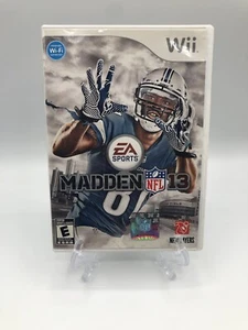 Madden NFL 13 Football Nintendo Wii 2012 CIB Complete w/ Manual Tested - Picture 1 of 4
