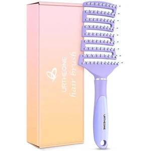 Hair Brush, Curved Vented Detangling Hair Brushes for Women Men Wet or Dry Ha... - Picture 1 of 6