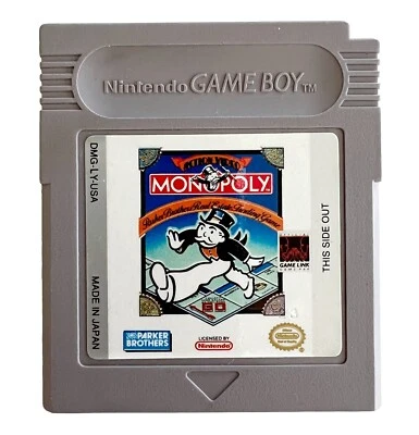 Monopoly Game Boy Nintendo Boardgame Video Game With Case ELEC - Image 1 of 3