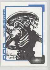 2007 Inkworks Aliens vs Predator: Requiem Sketch Cards /294 Mark Dos Santos 4x4