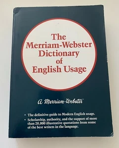 The Merriam-Webster Dictionary Of English Usage 1989 Paperback - Picture 1 of 1